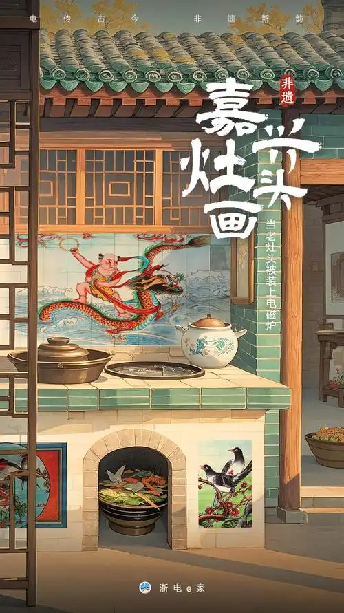 嘉兴灶头画作品3